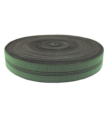 Huincha elástica de tapicería  Verde 48mm X 35-40Grs Rollo x 100mts